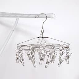 MSV Ronddroogrek van Roestvrijstaal – Sokkendroogrek voor Sokken en Lingerie – Compact Droogrek met Individuele Ophanging — thumbnail 2