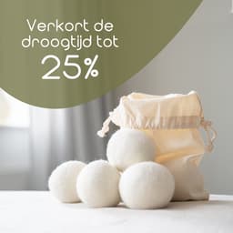 Drogerballen 100% wol - 6 stuks - Wasdrogerballen - Wasbollen - Duurzaam - Gratis opbergzak — thumbnail 4