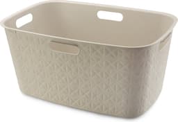 Curver Softex Wasmand - 45 liter - 57x37x27cm - Beige — thumbnail 1