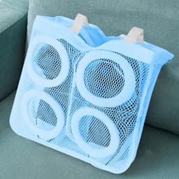 IBBO® - Waszak - Wasnet voor Schoenen - 1 stuk - 28x24.5x8 cm - Schoen Wassen - Speciale Zorg Waszak Huishouden - Netje Anti-Vervorming - Multifunctionele waszakje voor lingerie wasnet - Blauw — thumbnail 2