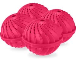 wasbol set van 4 - voor wasmachines - tot 90°C - huidvriendelijk - roze — afbeelding 1