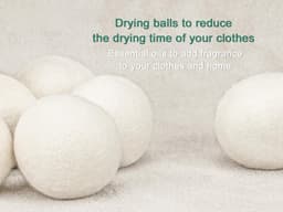 Drogerballen - Drogerballen Voor Wasdrogers - Droger Ballen - Drogerbollen 6 stuks — thumbnail 4