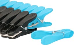 DID Wasknijpers - 18 cm - blauw en zwart - kunststof - knijpers — thumbnail 4