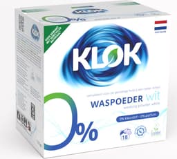 Klok Waspoeder Eco Wit 18 Wasbeurten - 1,17 kg — thumbnail 1