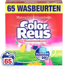 Color Reus Waspoeder Wasmiddel - Voordeelverpakking - 65 wasbeurten — thumbnail 1