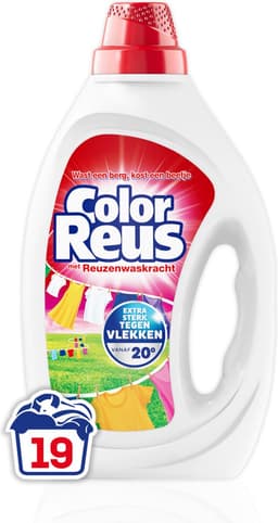 Witte Reus Wasmiddel Color Reus Gel 19 Wasbeurten - 855 ml — thumbnail 1