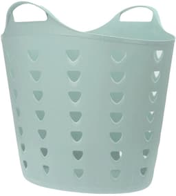 Flexibele wasmand - 26 liter - kunststof - groen - D45 x H40 cm — thumbnail 2