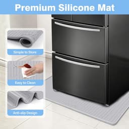 Lekvrije Siliconen Waterdichte Opvangbak voor Wasmachine, Koelkast en Droger (60x60 cm) — thumbnail 3