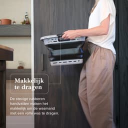 Jubbly® - Wasmand opvouwbaar - Wasbox - Heupwasmand - 45 Liter - Zwart — thumbnail 5