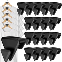 Daity 18 Pack - Hangerverbindingshaken - hangerverlenghaken - kunststof hangerverbindingshaken - geschikt voor het organiseren en opbergen van uw kledingkast. — thumbnail 1