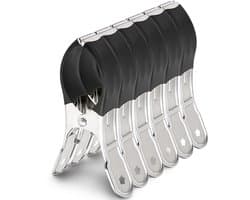 Unyqoos® Set van 6 roestvrij stalen handdoekklemmen voor strand en thuis