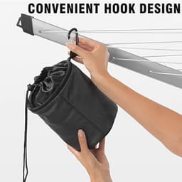 Wasknijperzak 20 cm x 28 cm | Grote Capaciteit met Trekkoord — thumbnail 5