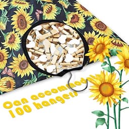 Zonnebloem Kleding Pin Tas - 2 Stuks Wasknijper Houder Geschikt Voor Buiten — thumbnail 2