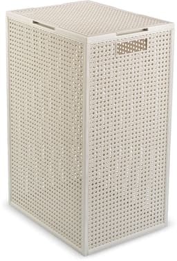 Curver Kaya Wasmand met deksel - 60L - 38x29x58,5 cm - Wit — thumbnail 1
