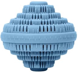 Home Deco Factory Wasmachinebol - met keramische kralen - D10 cm - blauw - wassen zonder wasmiddel — thumbnail 4