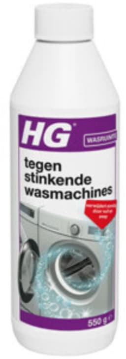 5 x HG - Tegen Stinkende Was - Verwijdert Aanslag Door Vuil & Zeep - 550 g - Grootverpakking - Wasmachine Reiniger - Wasmachine Schoonmaken - Wasmachine Geur - Wasmachine Stinkt - Wasmachine Onderhoud — thumbnail 2