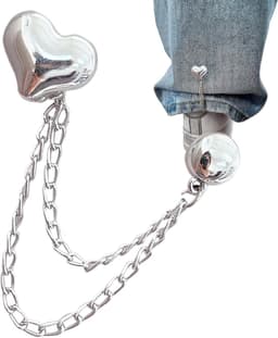 Magnetische Kledingclips - Kleding Spelden - Kleding Aanpassen - Stofvriendelijk Ontwerp - 11.5 cm - Zilverkleurig — thumbnail 1