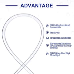 Ronte - Flexibele PVC waterleiding - 30mm binnen diameter x 36mm buiten diameter - 15 meter lang - heldere vinyl buis voor aquaponica, luchtslang en irrigatie - duurzame kunststof slang. — thumbnail 4