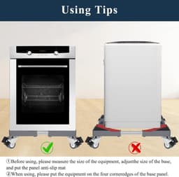 Verrijdbaar Onderstel voor Wasmachine en Droger - Verstelbaar in Breedte — thumbnail 5