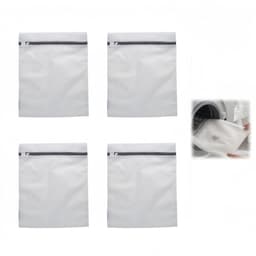 4 stuks - Waszak - Waszakken voor Wasgoed - Laundry Bag - Wasnetten - Anti-klit - Anti-vervorming - Wasmachine netzak - Fijne netzak - Huishoudelijke waszak voor overhemden - 40x50cm - Wit -voor Wasgoed (Sokken, Lingerie & T-Shirts) — thumbnail 1