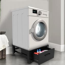 Wasmachine Verhoger - Ombouw - Kast - Zwart — thumbnail 2