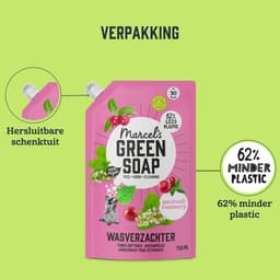 Marcel's Green Soap Wasverzachter Navulling - Patchouli & Cranberry - 6 x 750ml - 180 wasbeurten — thumbnail 3