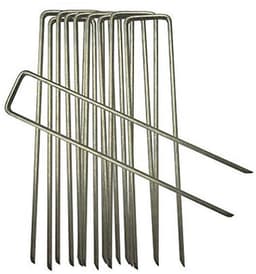 Gegalvaniseerde Tuin Anker Haringen - 6 Inch (150 mm) voor Effectieve Onkruidbestrijding — thumbnail 1