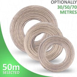 Extra Sterke Waslijn 50m - Duurzame Drooglijn Voor Balkon, Tuin En Camping - Ideaal Voor Droogmolens — thumbnail 4