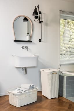 Curver Style Wasmand met Deksel 60L + Wasmand 45L - Wit — thumbnail 4