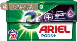 Ariel Original - Touch of Lenor Unstoppables - Wasmiddelcapsules - Pods+ - Witte en Gekleurde Was - 20 Wasbeurten — thumbnail 3