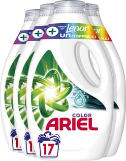 Ariel Vloeibaar Wasmiddel +Touch Van Lenor Unstoppables - Kleur - 4 x 17 Wasbeurten - Voordeelverpakking — thumbnail 5