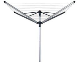 Droogmolen Lift-O-Matic Advance incl. beschermhoes - 50 meter met kunststof betonanker, zilvergrijs (uitlopend)