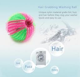 SVH Company Anti-Pluis Wasbal - Nylon Wasmachine Ballen Bollen Wasballen Wasbol Was Bal Ballen Pluisballen - 6 Stuks — thumbnail 3