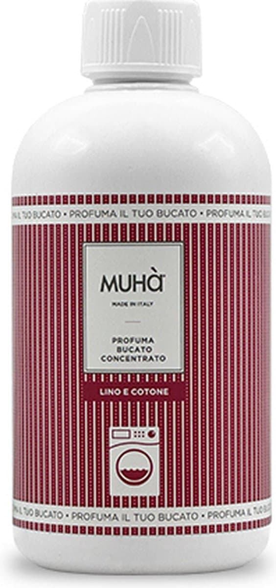 Wasparfum LINO e COTONE 400ml – MUHA Laundry Perfumes — afbeelding 1