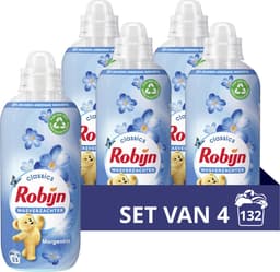 Robijn Classics Morgenfris Wasverzachter - 4 x 33 wasbeurten - Voordeelverpakking — thumbnail 1