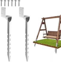 Set van 2 Grondankers voor Houten Palen — thumbnail 1