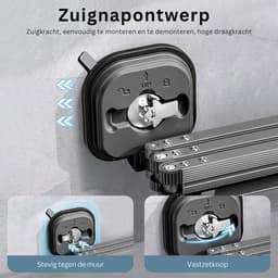 DailySupplies® Wanddroogrek - Droogrek Inklapbaar - Wasrek - Droogtoren - Droogrekken - Wit — thumbnail 5