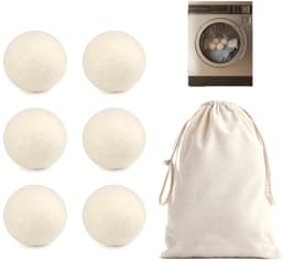 Set van 6 Ecologische Droogballen van Schapenvilt — thumbnail 1