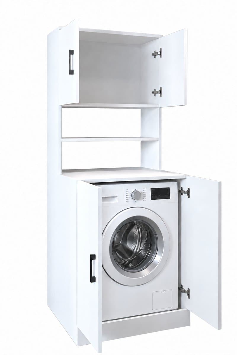 Roomart ATLANTIC-I Wasmachine Ombouwkast 70x180 cm - Overbouwkast - Wit — afbeelding 1