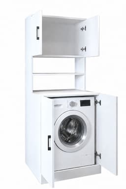 Roomart ATLANTIC-I Wasmachine Ombouwkast 70x180 cm - Overbouwkast - Wit — thumbnail 1