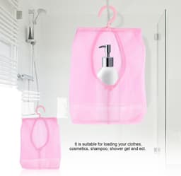 Multifunctionele Mesh Waszak voor Ondergoed, Reiszak met Hanghaak voor Sokken, Kousen en Bh's - Ideaal voor Badkamer en Organisatie — thumbnail 4