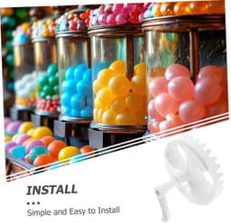 1set Vervangingswiel Voor Snoepautomaat Duurzaam Gumball Dispenser Onderdeel Eenvoudig Te Installeren Compatibel Met Meerdere Automaten Herstelt Functionaliteit — thumbnail 4