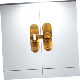 1set Verstelbare Rvs Deursluiting Voor Extra Beveiliging Van Geschikt Voor Badkamer Slaapkamer Kasten Eenvoudig Te Installeren Duurzaam Voor Binnen Buitengebruik — thumbnail 2