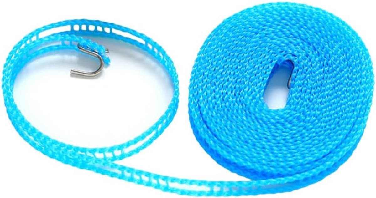 Draagbare waterdichte waslijn, antislip, kledingdroogtouw (5 meter) — afbeelding 1