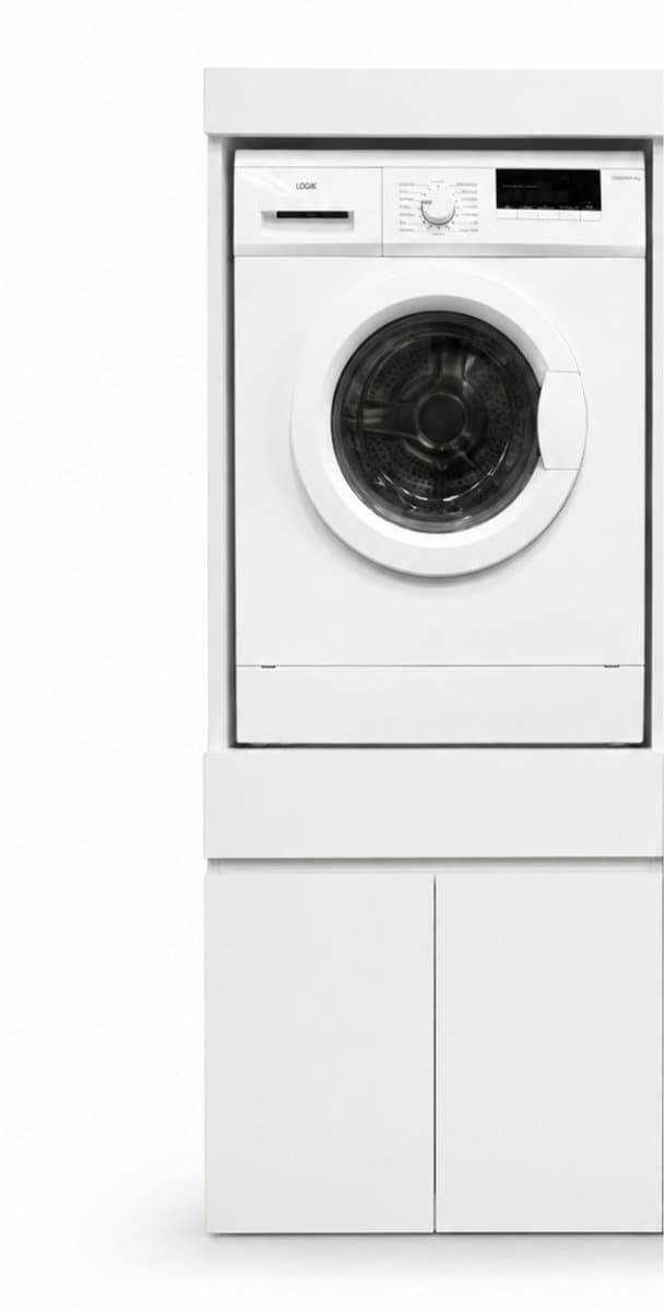 Dastium Home - Enkele Wasmachine Ombouw - Wasmachinekast - Wasmachine Verhoger - Wasmachine Meubel - Wasmachine en Droger Ombouw - Wasmachine Kast Wasdroger Kast — afbeelding 1