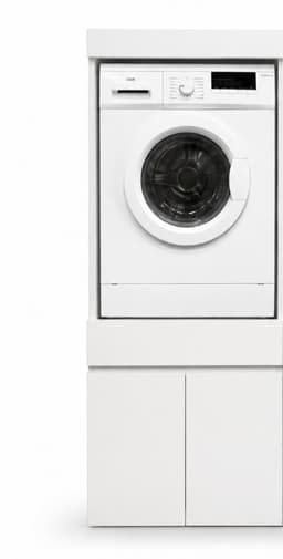 Dastium Home - Enkele Wasmachine Ombouw - Wasmachinekast - Wasmachine Verhoger - Wasmachine Meubel - Wasmachine en Droger Ombouw - Wasmachine Kast Wasdroger Kast — thumbnail 1