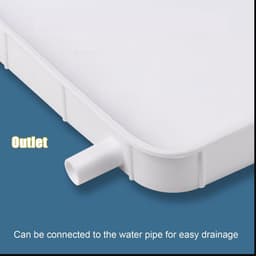 Condensaat Afvoerbak - Airco Bak Plantenbak - Water Opvangen - Duurzaam PP5 Materiaal - 815 x 33 x 3 cm — thumbnail 5