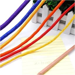 Outdoor Waslijn - Kledinglijn Buiten - Was Drogen - Gevlochten Nylon - 10 Meter - Messing — thumbnail 2