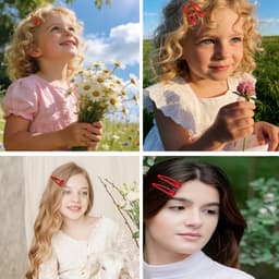 Lieveheersbeestje schattige haarspeld haarclips, cartoon-dierenhaarspeld zijnaald Ladybird haarclips voor lieveheersbeestje kostuum outfit anti-slip tiara's voor dames meisjes — thumbnail 2