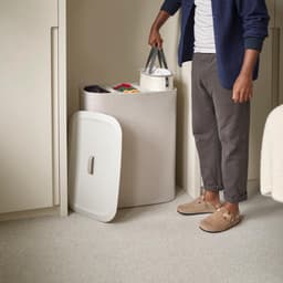 VALI® Wasmand - Wassorteerder - Wasbox - Beige - 40cm x 60cm x 71cm — thumbnail 3